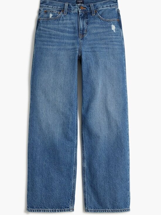 J. Crew Denim - J. Crew Mid-Blue 90’s Baggy Jeans Petite 29P